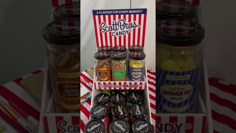 2-Tier Counter Display - 96 Jars / 8 Flavours