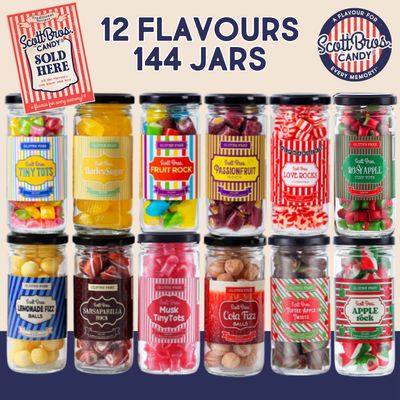12 Flavours - 144 Jars