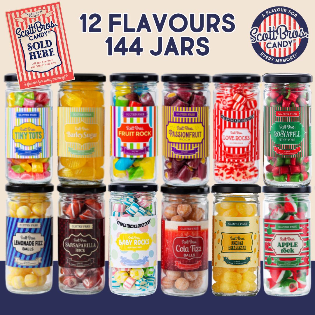 12 Flavours - 144 Jars