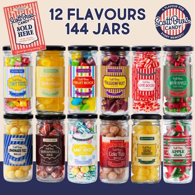12 Flavours - 144 Jars