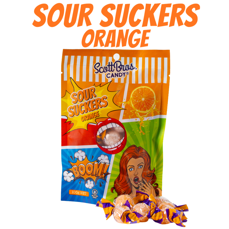 Sour Suckers - Orange