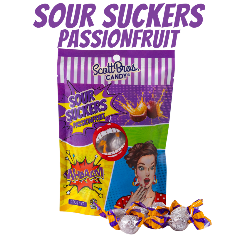 Sour Suckers - Passionfruit