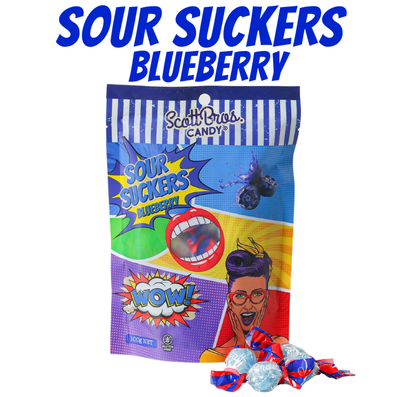 Sour Suckers - Blueberry