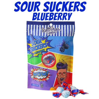 Sour Suckers - Blueberry