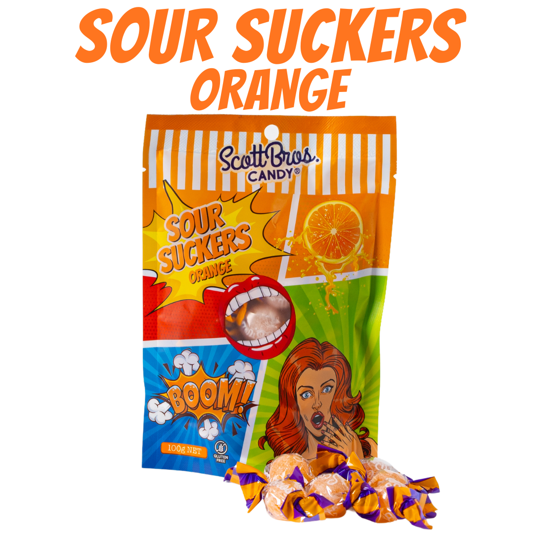 Sour Suckers - Orange