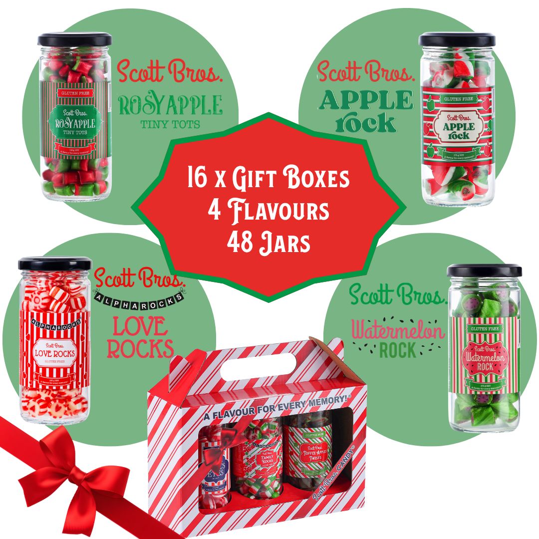 16 x Gift Boxes - 4 Flavours / 48 Jars