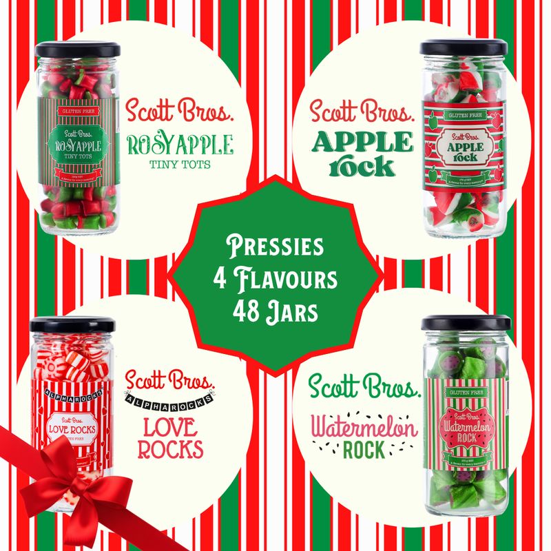 Pressies 4 Flavours / 48 jars