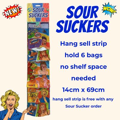 Floor Stand + 16 Sweet &amp; Sour Flavours - 192 Jars &amp; Bags