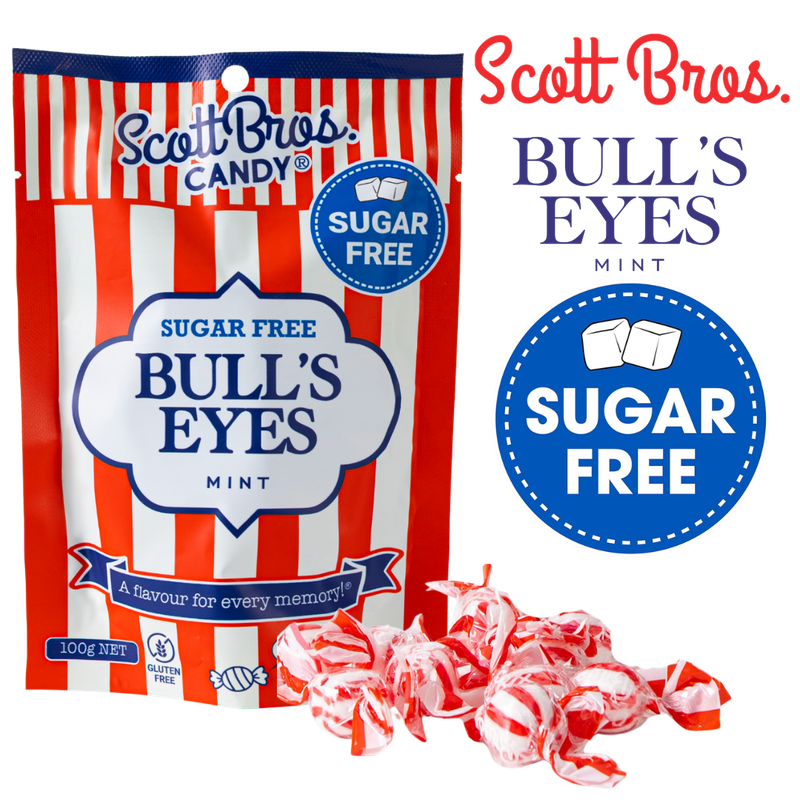 Bull's Eyes - Sugar Free - 12 bags