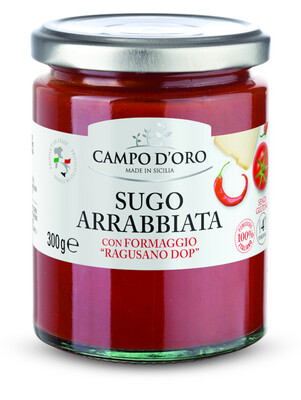 Campo d'Oro, sauce tomate Arrabbiata au Ragusano DOP