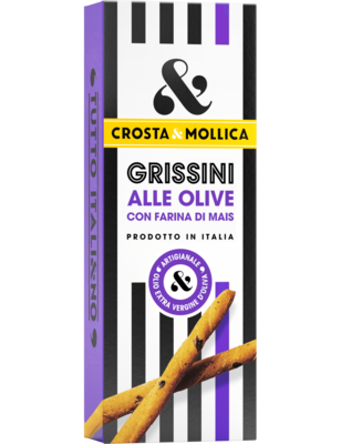 Crosta & Mollica, grissini alle olive
