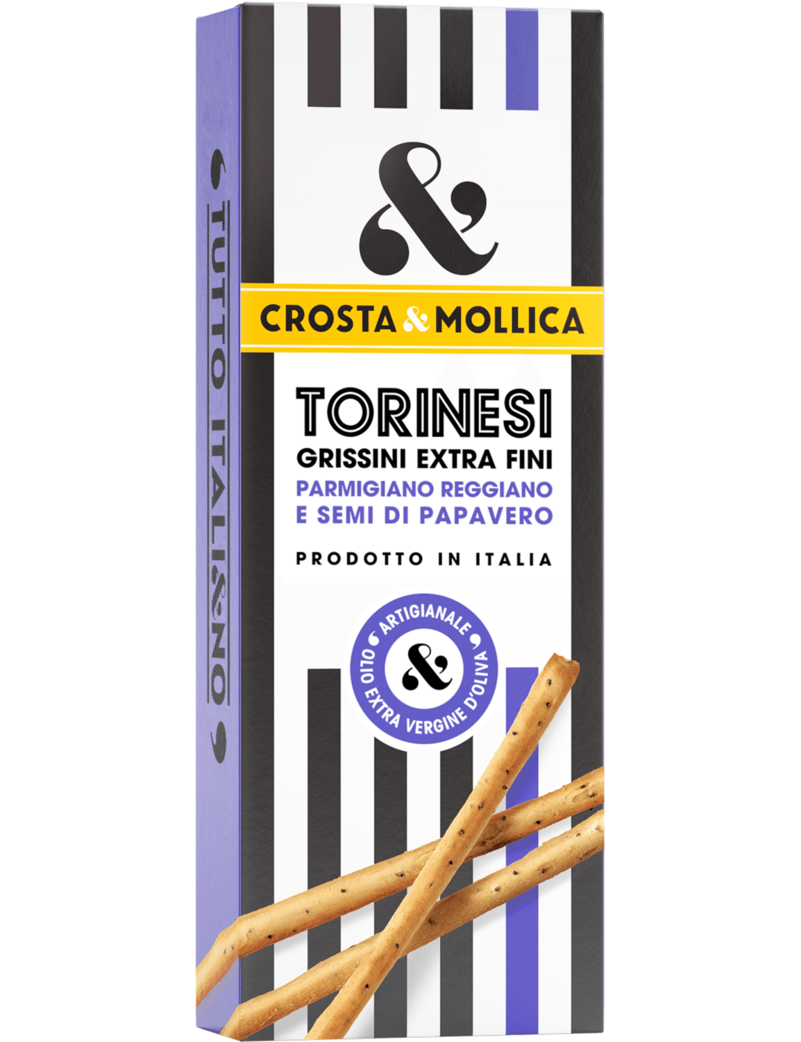 Crosta & Mollica, torinesi parmigiano e semi di papavero