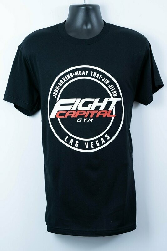 Black Fight Capital "Circle Logo /Red" Shirt