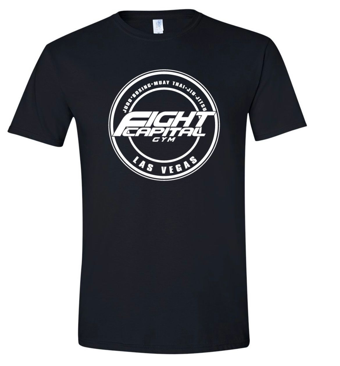 Black Fight Capital "Circle Logo /White" Shirt