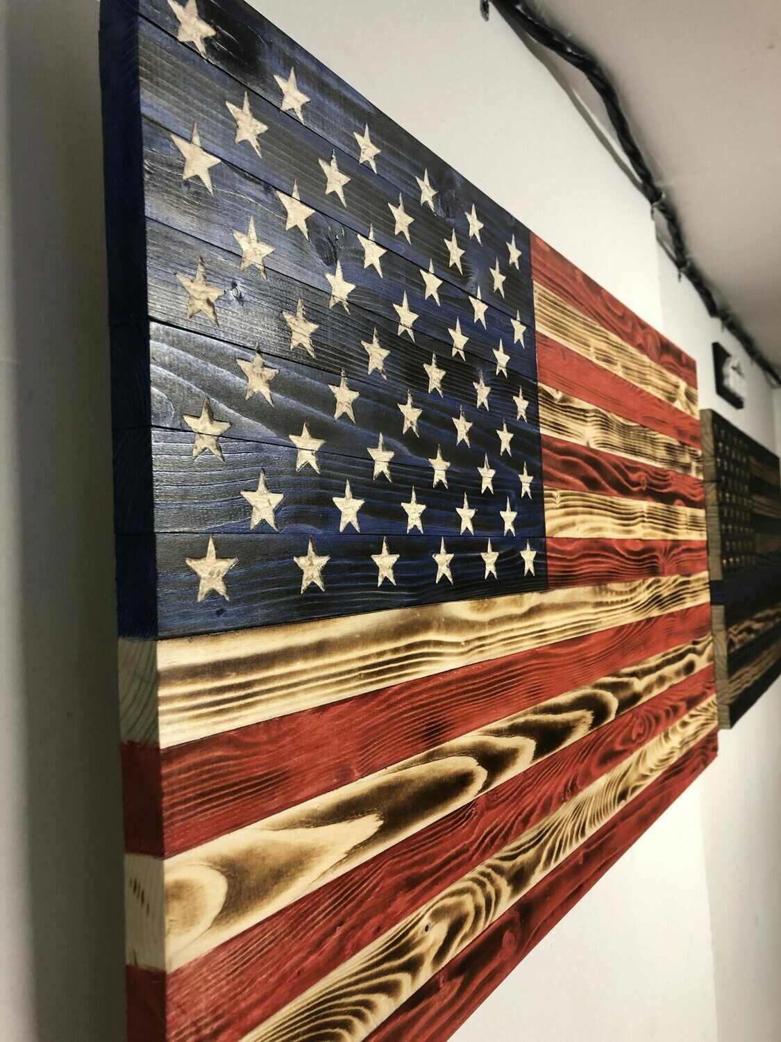 Rustic American Flag