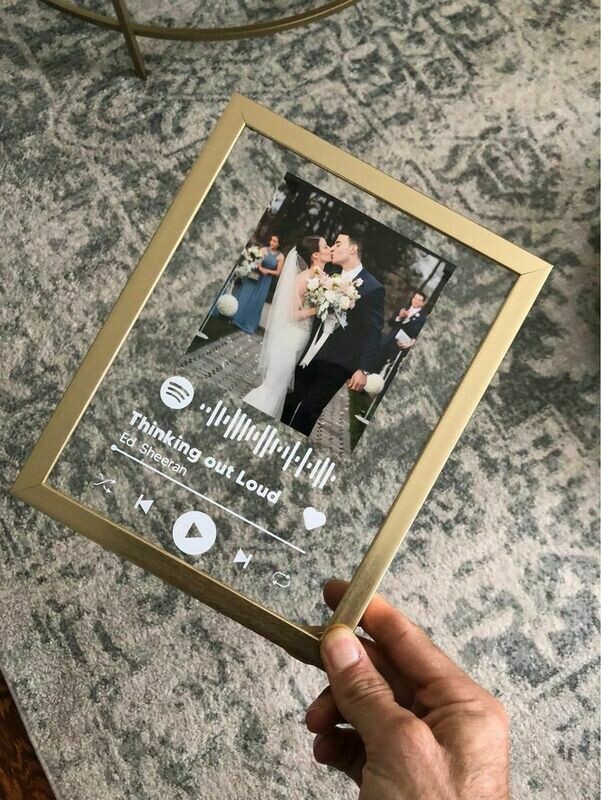 Personalized Spotify Song Floating Frame