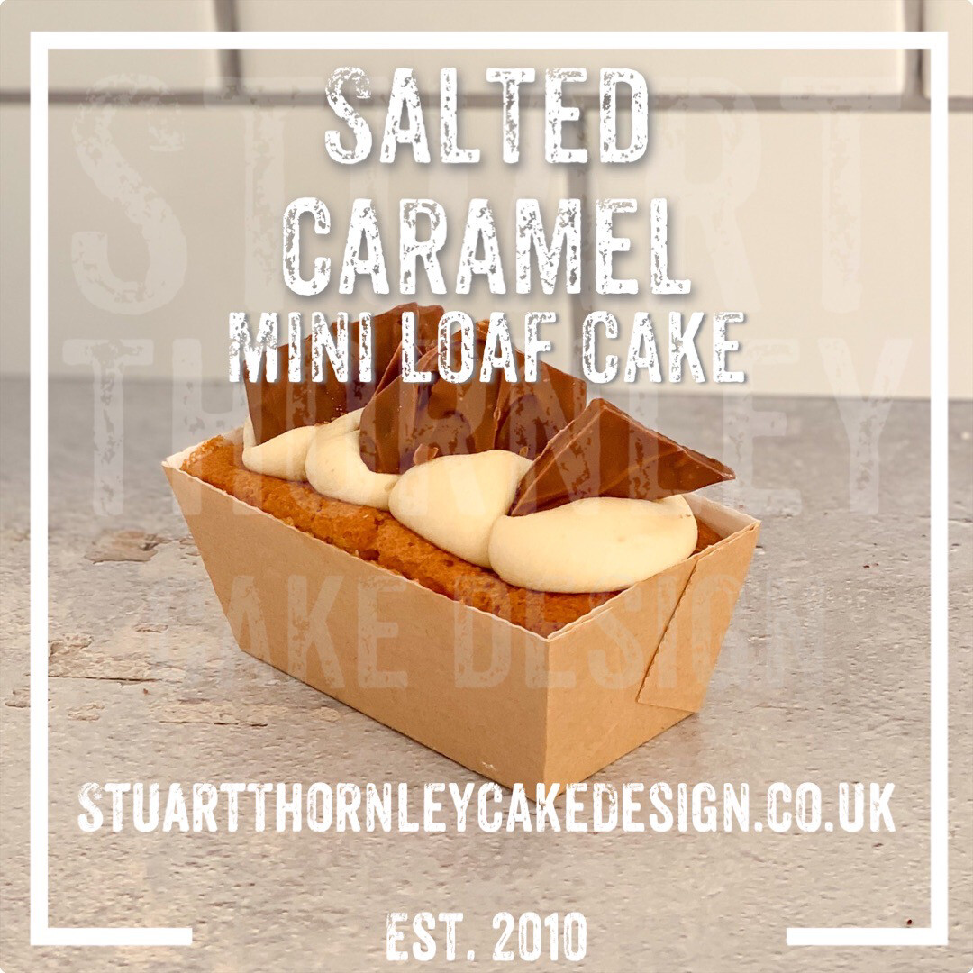 Salted Caramel Mini Loaf Cake
