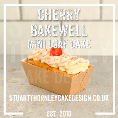 Cherry Bakewell Mini Loaf Cake