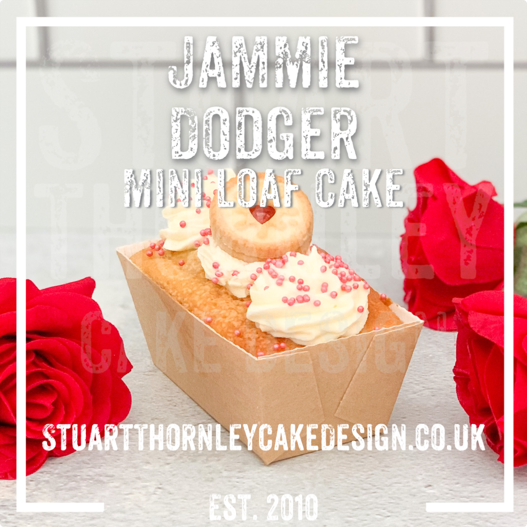 Jammie Dodger Mini Loaf Cake