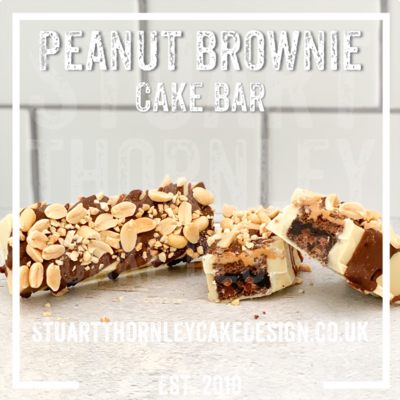 Peanut Brownie Cake Bar