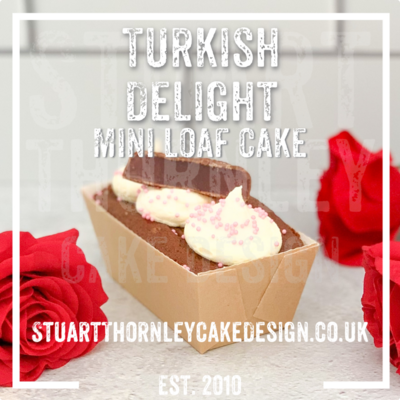 Turkish Delight Mini Loaf Cake