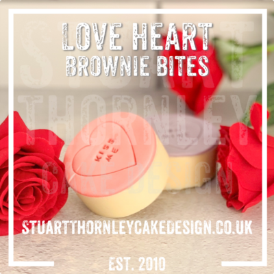Love Heart Brownie Bite