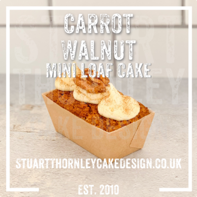 Carrot Walnut Mini Loaf Cake