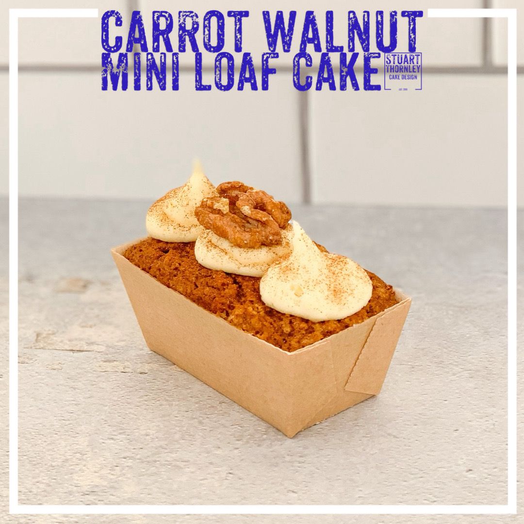 Carrot Walnut Mini Loaf Cake