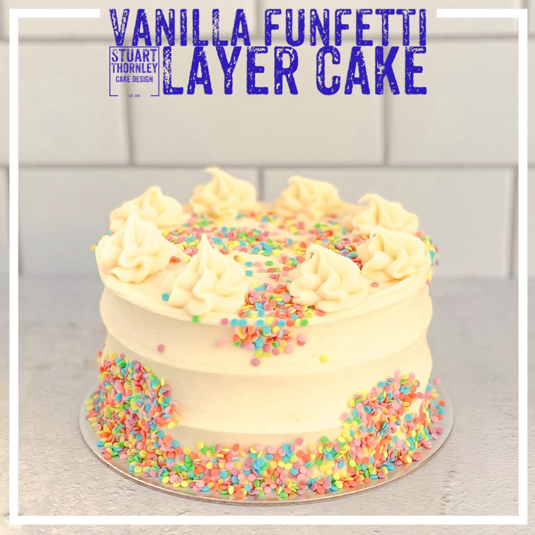 Vanilla Funfetti Layer Cake