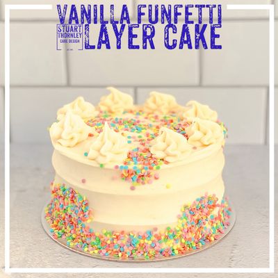 Vanilla Funfetti Layer Cake