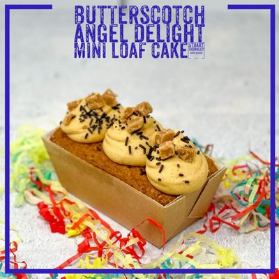 Butterscotch Angel Delight Mini Loaf Cake