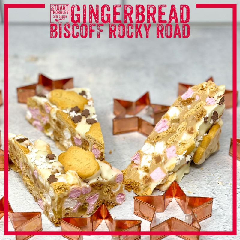 Gingerbread Biscoff Rocky Road