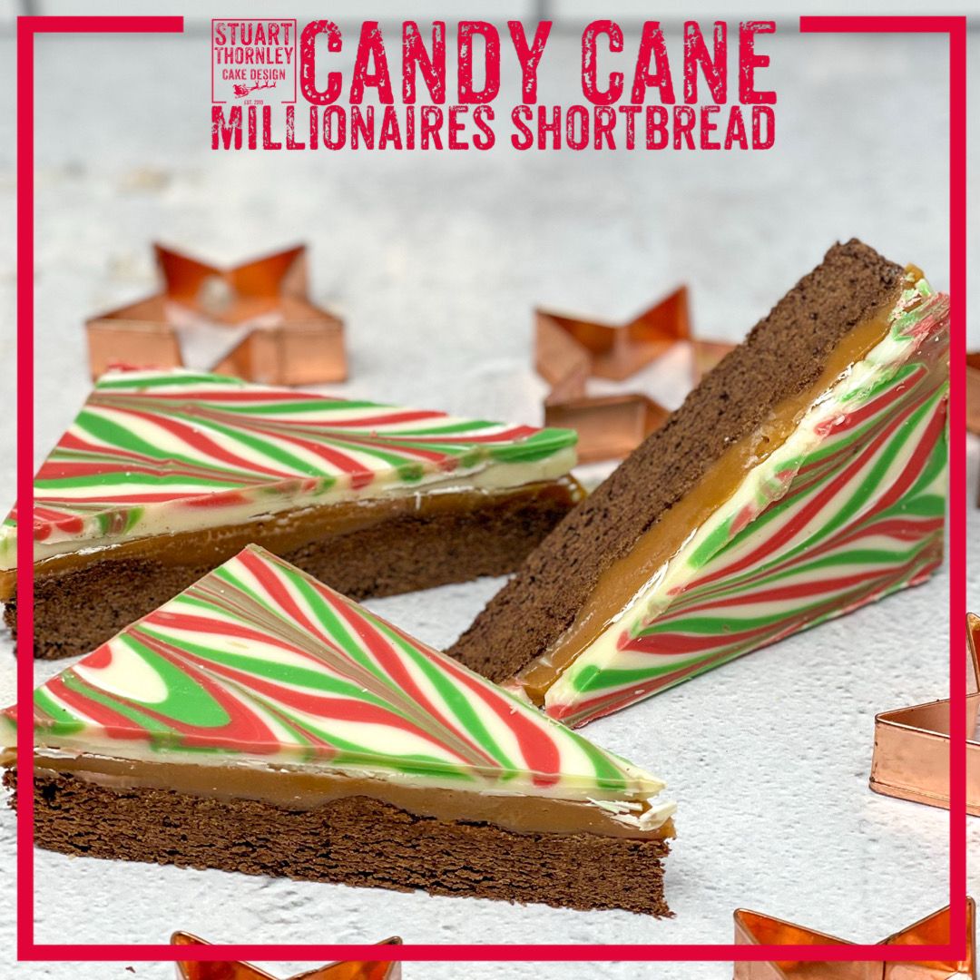Candy Cane Millionaires Shortbread