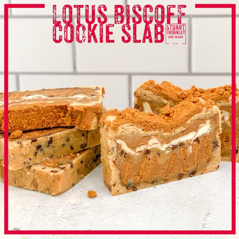 Lotus Biscoff Cookie Slab
