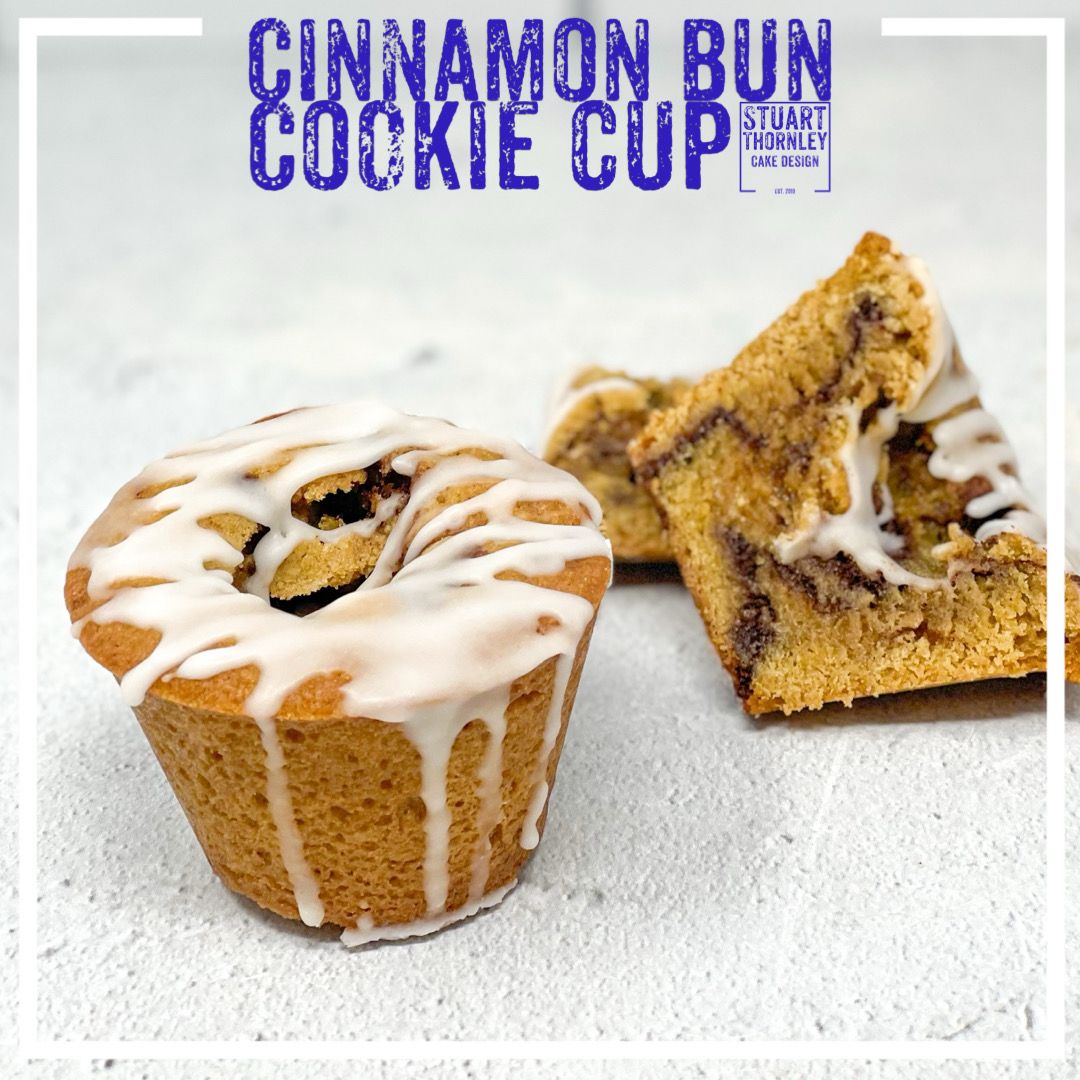 Cinnamon Bun Cookie Cup