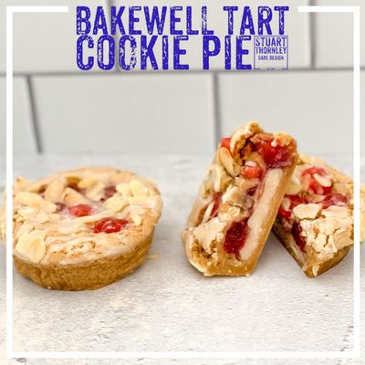 Bakewell Tart Cookie Pie