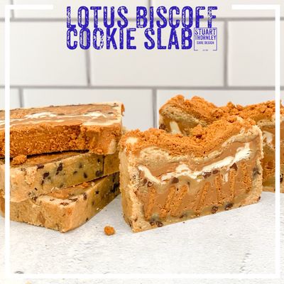 Lotus Biscoff Cookie Slab