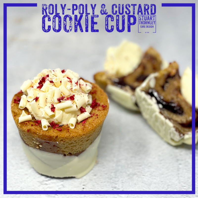 Roly Poly &amp; Custard Cookie Cup