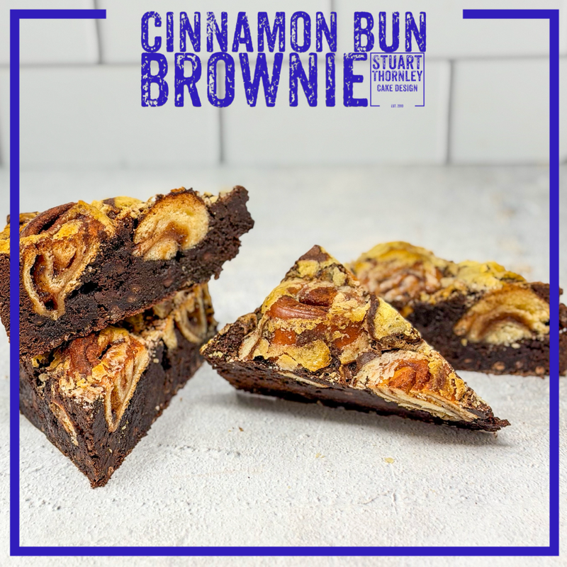 Cinnamon Bun Brownie