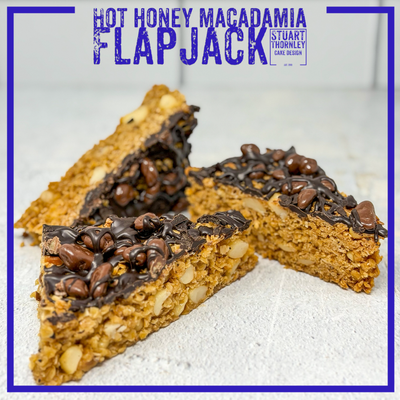 Hot Honey Macadamia Flapjack