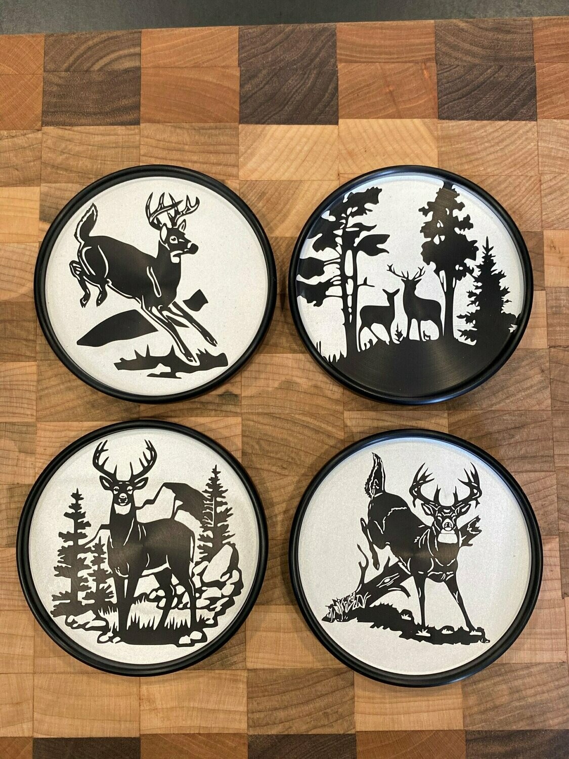 METL Deer Coaster Set