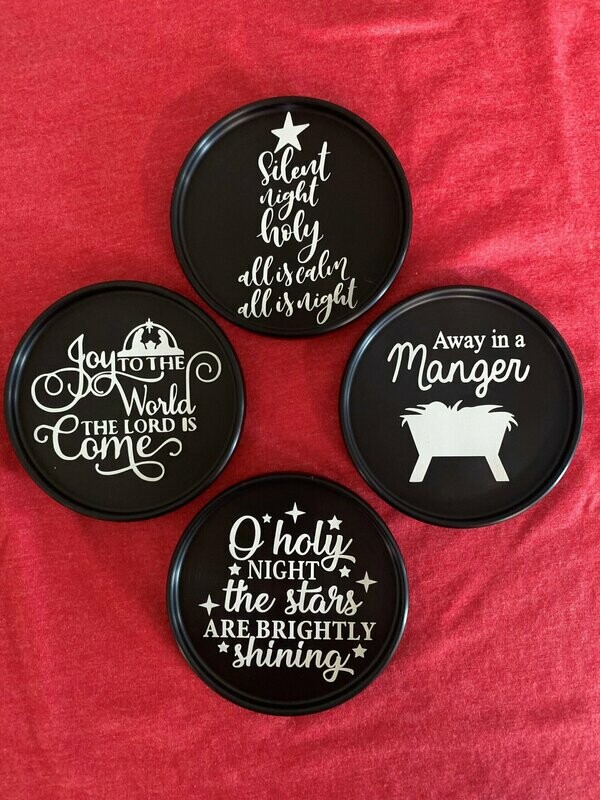 METL Christmas Carol Coaster Set