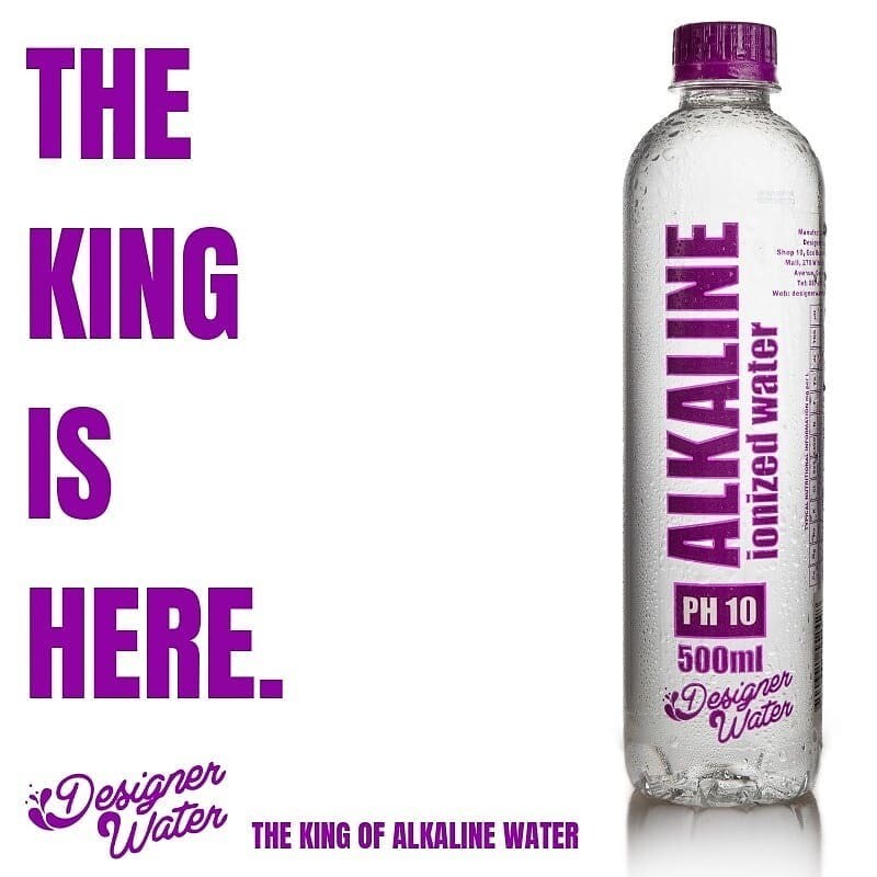 500ml Designer Water Alkaline Bottled Water (24)