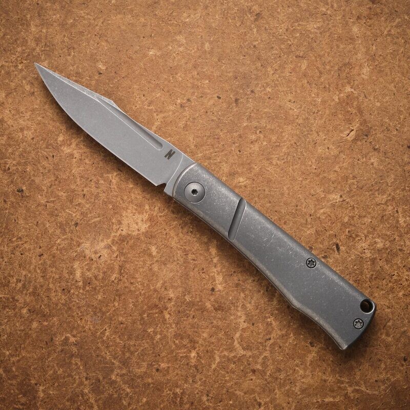 Kingpin Slipjoint - Stonewashed Titanium