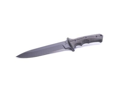 Green Beret 7 Green Beret 7" - Black-Plain Blade-Black Cordura Sheath