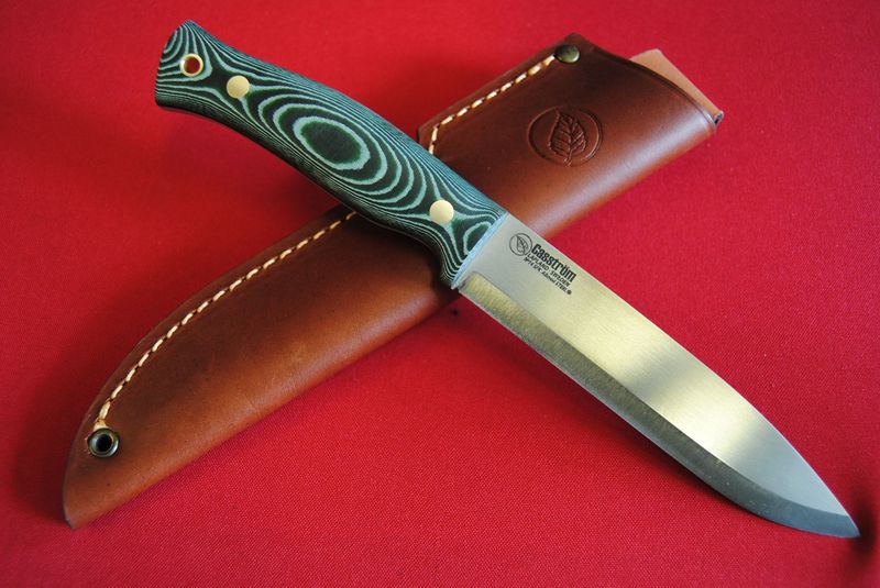 Casstrom No 14 SRK-Camp knife Green Micarta