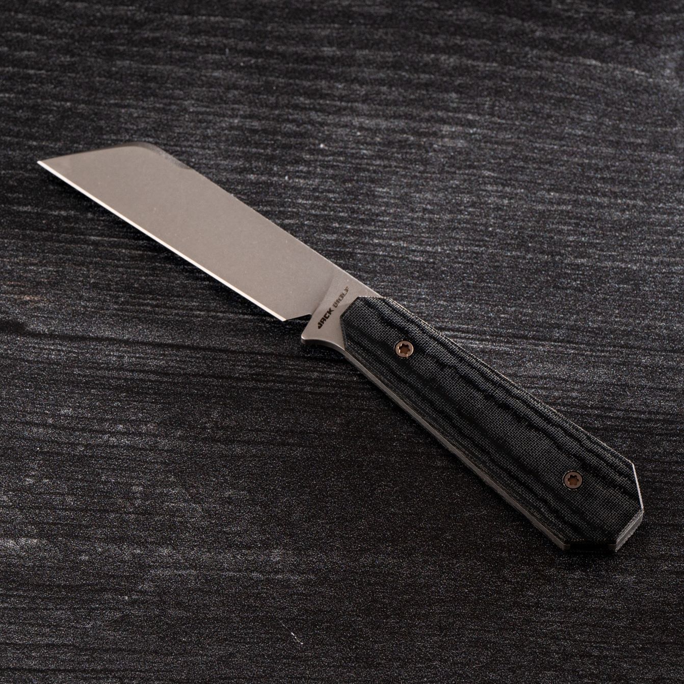 MIDNIGHT FIXedc - Black Linen Micarta