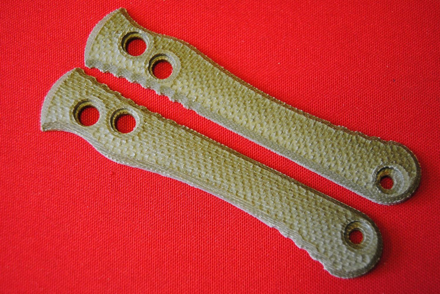 Joseph Lapietra Replacement Scale Micarta OD Green Diamond