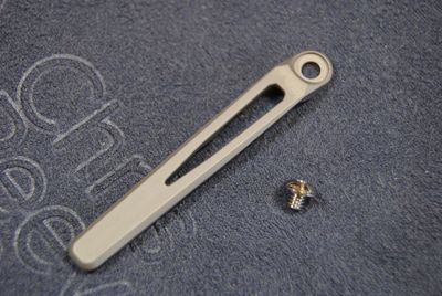 Pocket Clip & Screw Kit "MIM"-Glass Blasted LIN-SIN