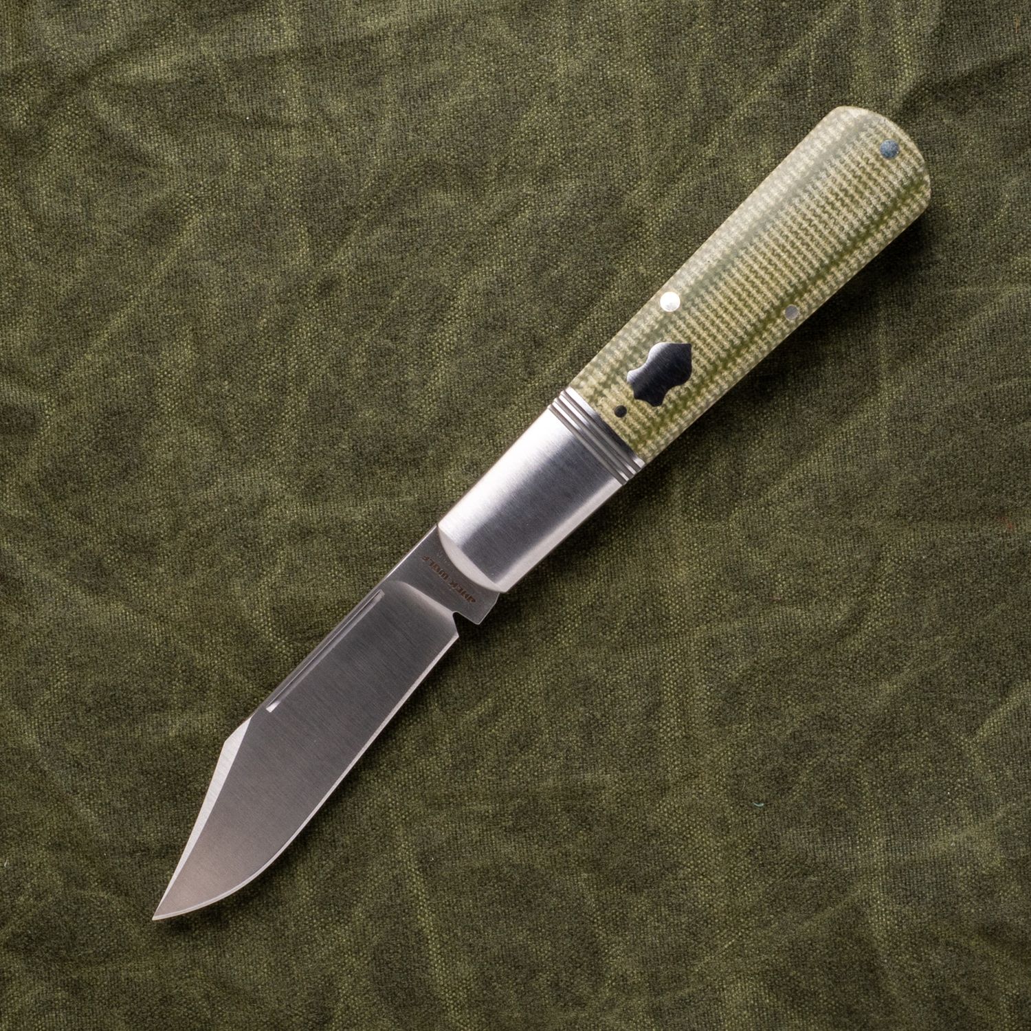 Gateway Barlow - Green Canvas Micarta